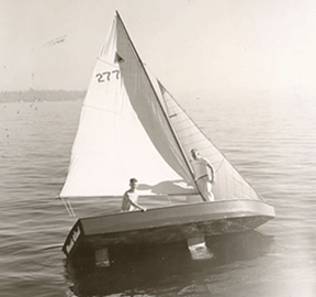 Ken Kraft gunwale sailing